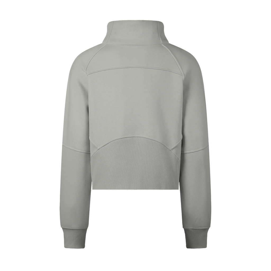 The Art Walk, Love Cropped Half-Zip Sweatshirt