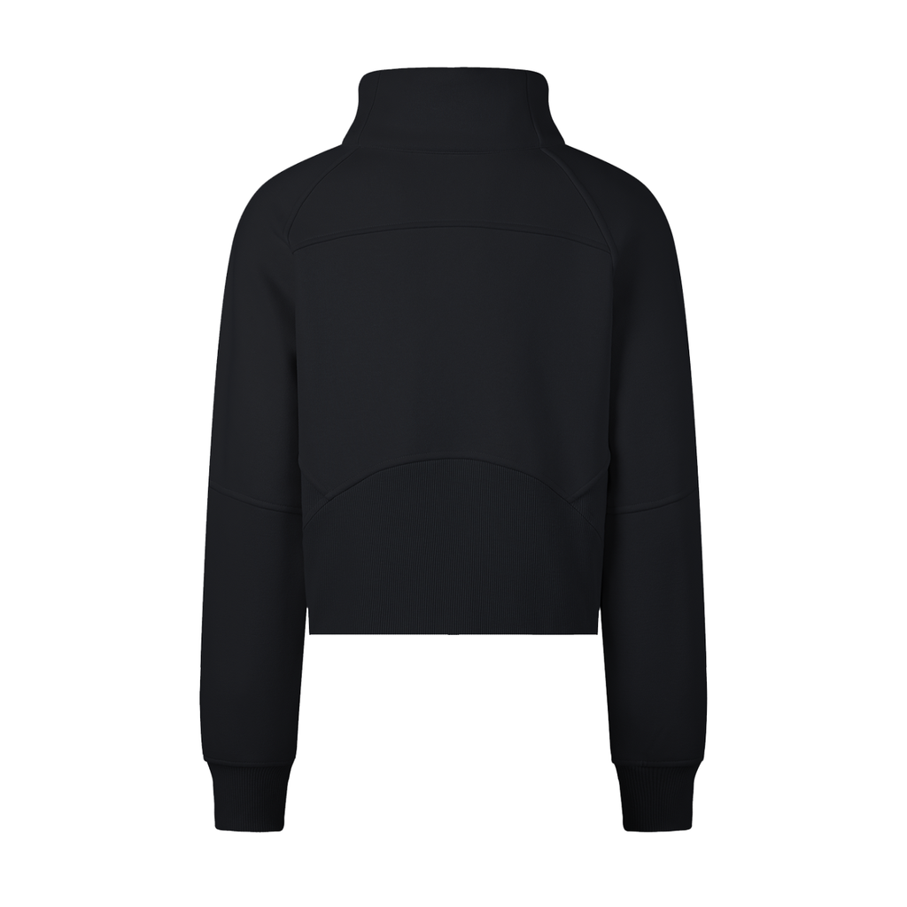 The Art Walk, Love Cropped Half-Zip Sweatshirt
