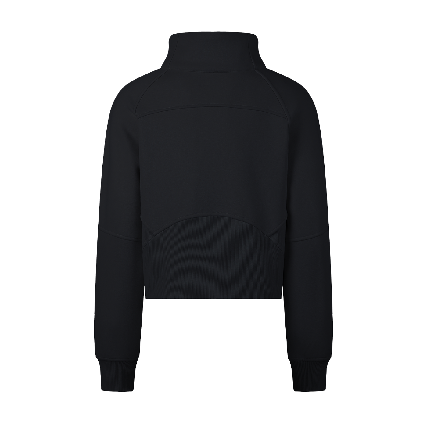 The Art Walk, Love Cropped Half-Zip Sweatshirt