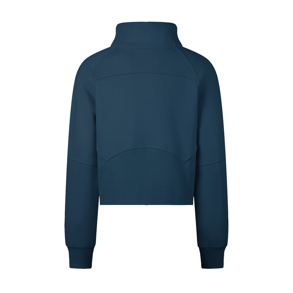 The Art Walk, Love Cropped Half-Zip Sweatshirt