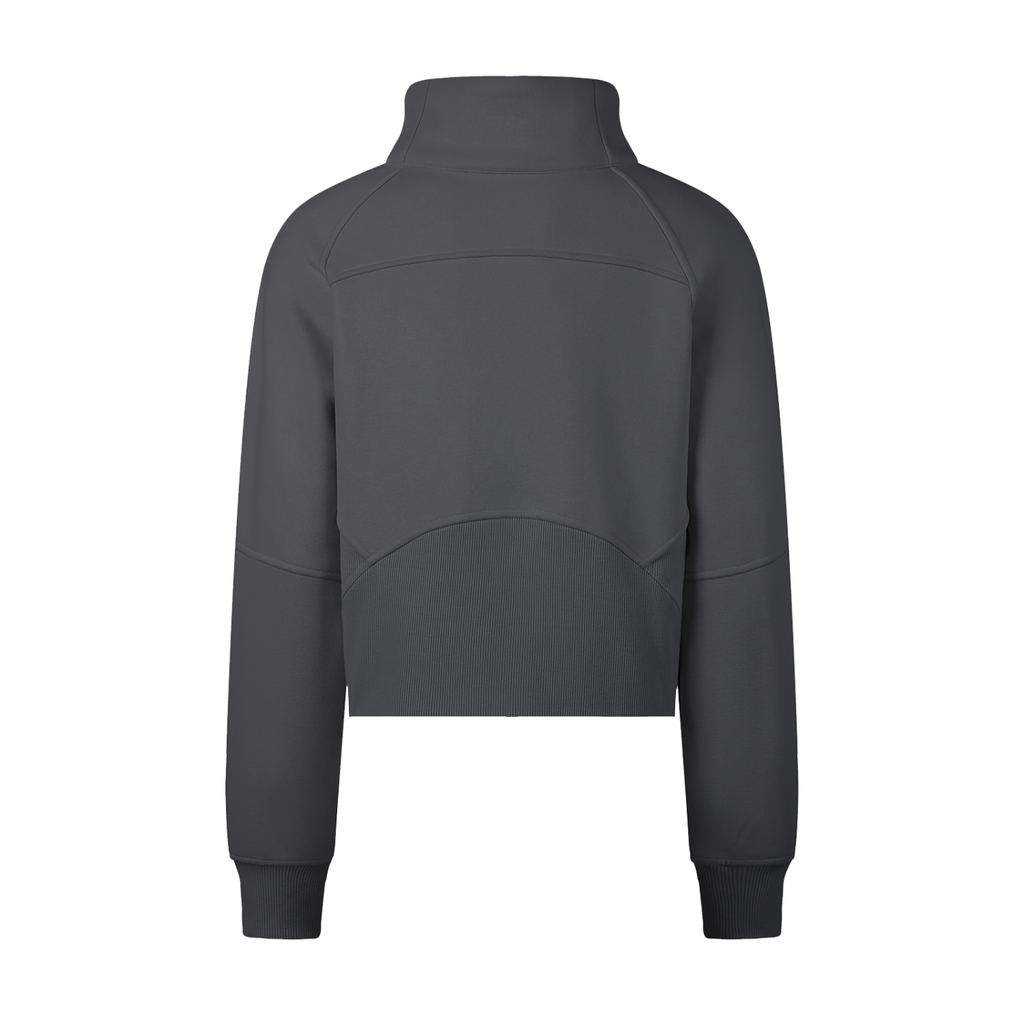 The Art Walk, Love Cropped Half-Zip Sweatshirt